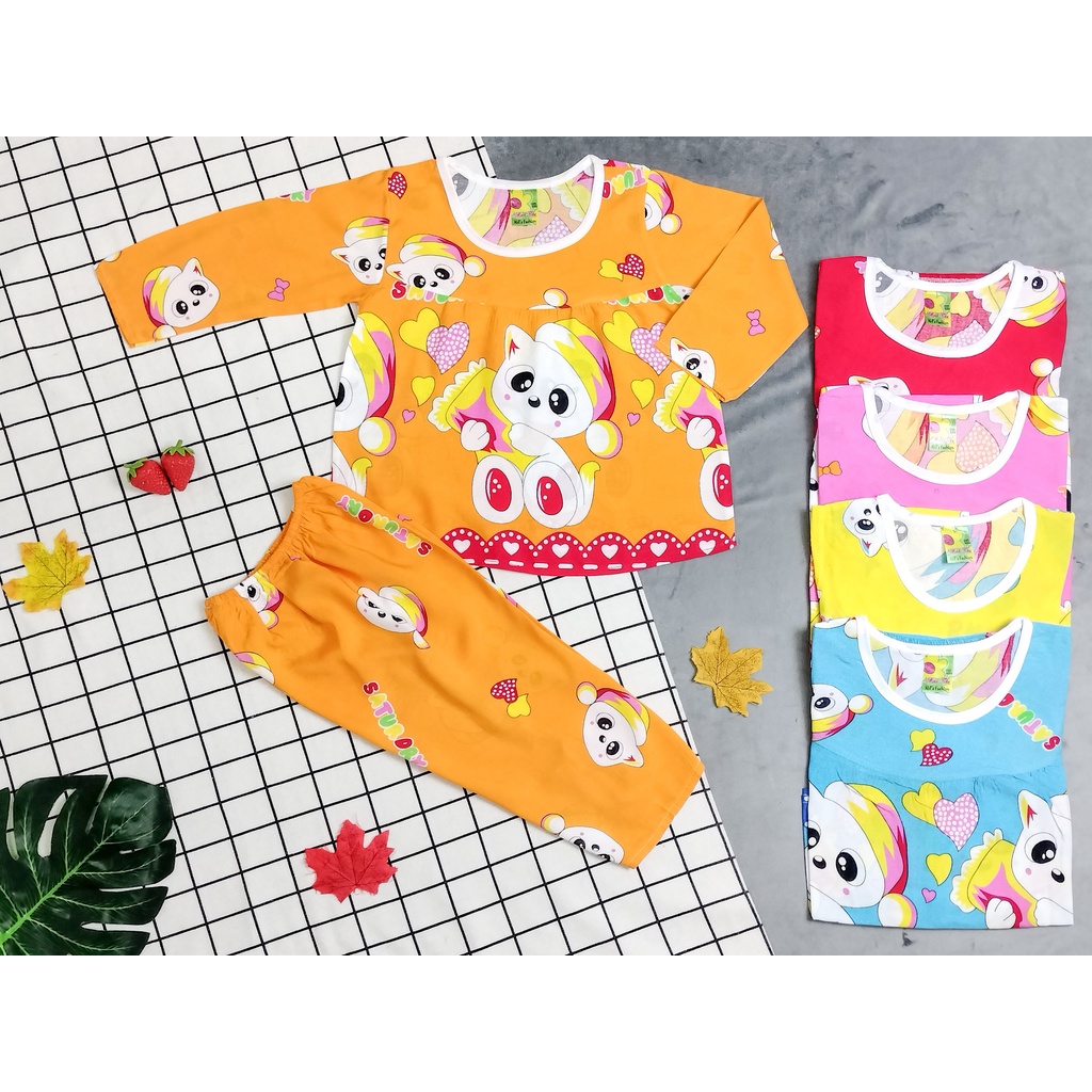 Combo 3 bộ tole tay dài bé gái