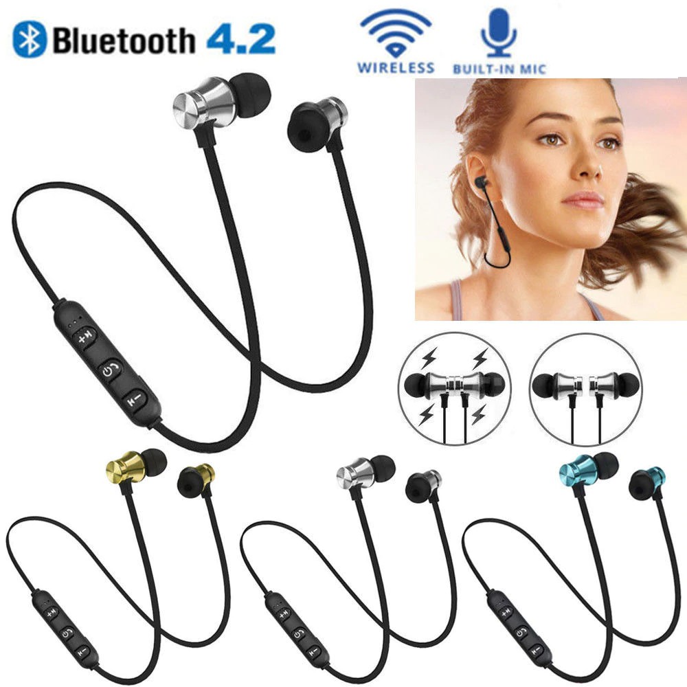 XT-11 waterproof wireless Bluetooth sports headphones stereo magnetic headphones