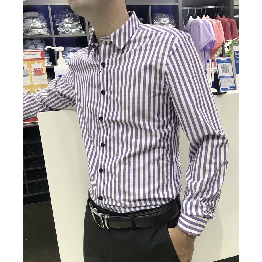 Áo sơmi Owen dáng slim 80784 D