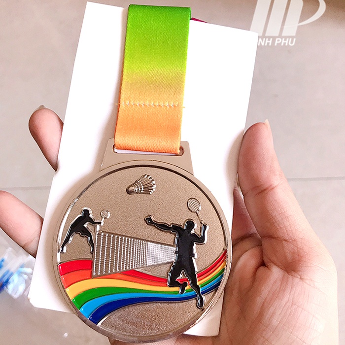 [Free in ấn - dán logo] Huy chương lưu niệm cầu lông