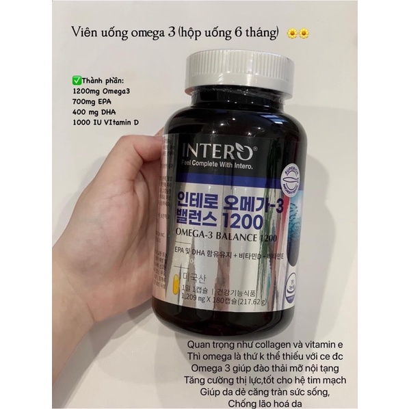 Omega 3 Cao Cấp 5 tháng intero