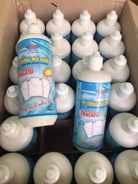 Combo 3 Chai Tẩy Mốc Trắng Quần áo Tracatu loại 500m (Hàng Vietnam)