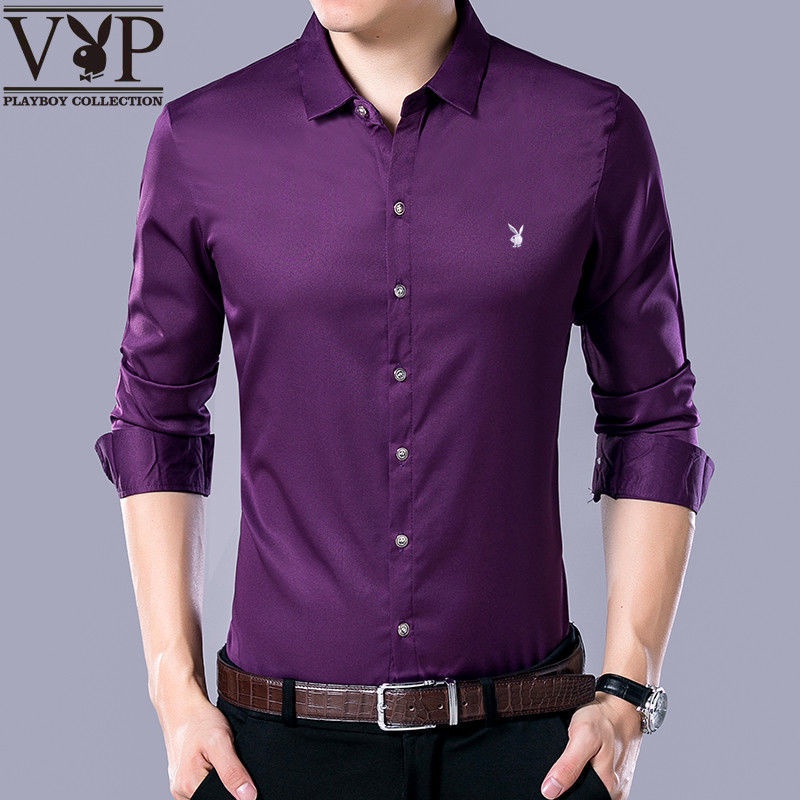 Áo Sơ Mi Nam Dài Tay Cổ Bẻ Thời Trang Lịch Lãm Playboy Vip 2022