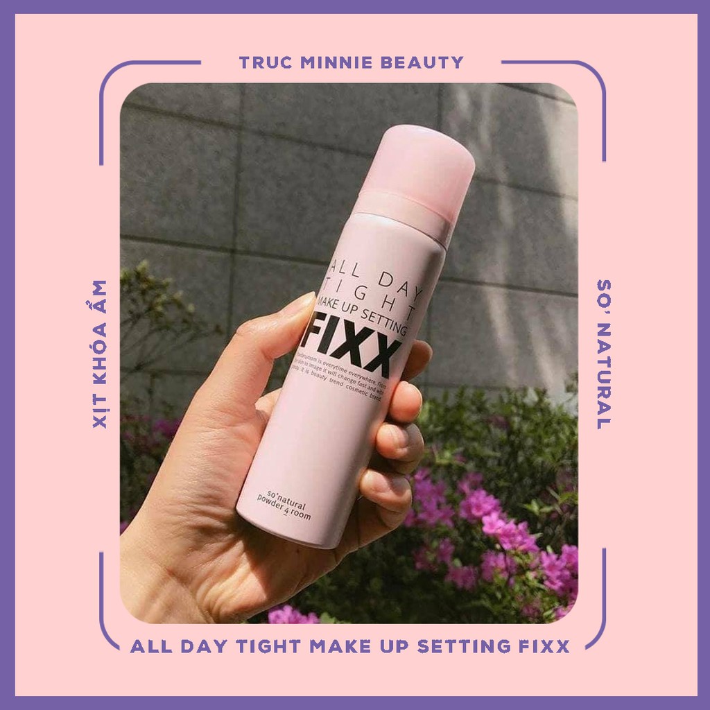 Xịt Khóa Nền Trang Điểm So Natural All Day Tight Make Up Setting Fixx 75ml | BigBuy360 - bigbuy360.vn