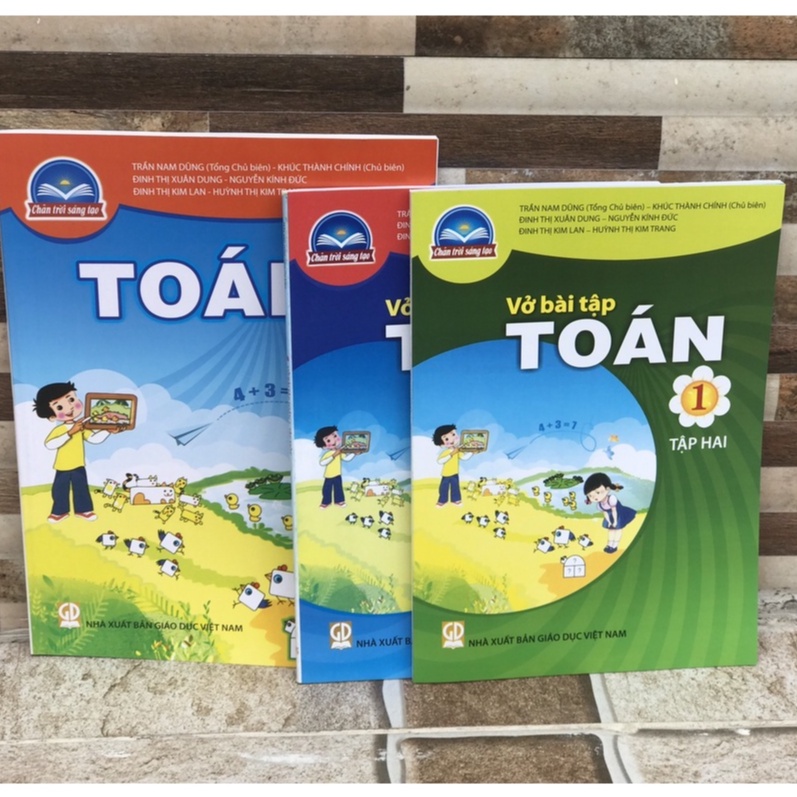 VỞ toán +vbt toán 1 theo chân trời sáng tạo