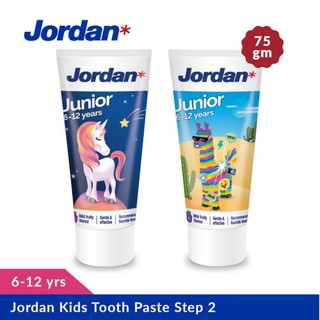 Combo 2 Kem đánh răng jordan cho bé Step 2 (6-12 TUỔI)