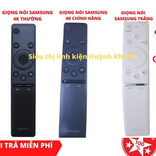 REMOTE TV GIỌNG NÓI SAMSUNG 4K THƯỜNG - SAMSUNG 4K CHÍNH HÃNG- SAMSUNG  TRẮNG