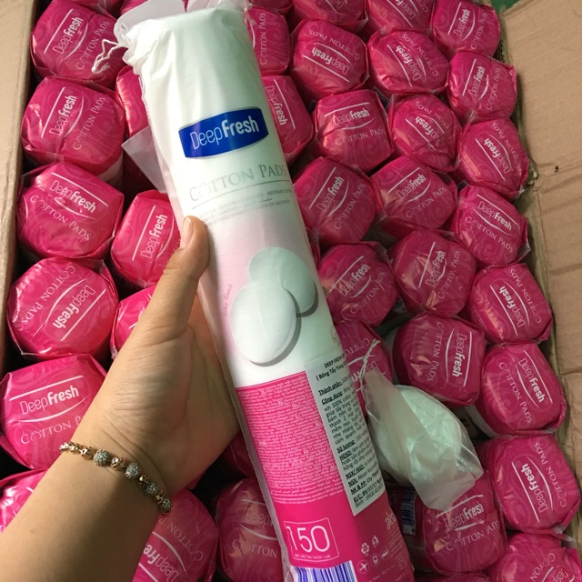 BÔNG TẨY TRANG DEEP FRESH COTTON