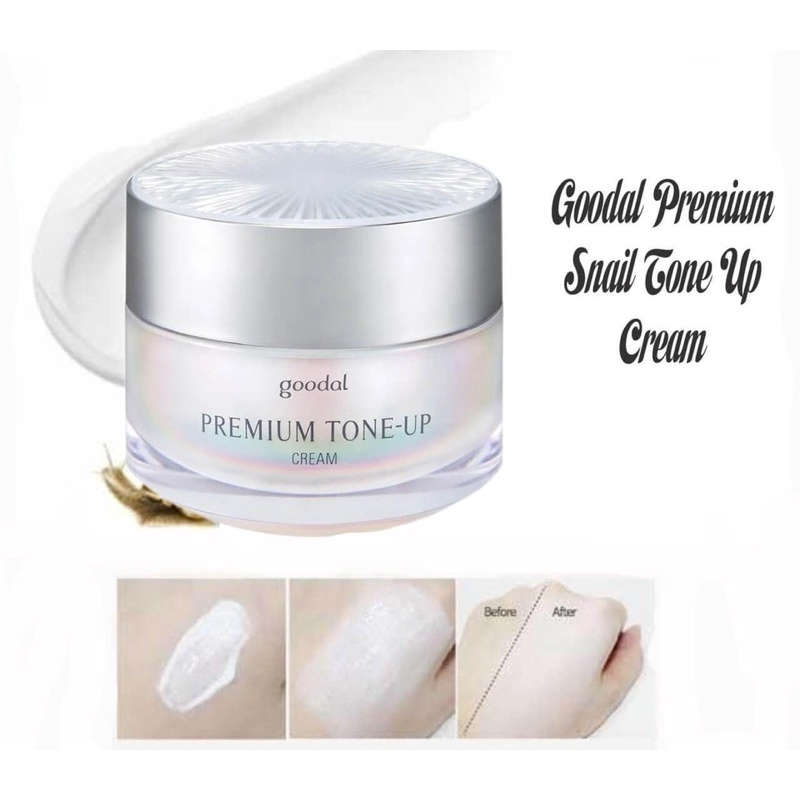 kem dưỡng trắng da Goodal Premium Snail Tone-Up Cream 30ml Hàn Quốc kem dưỡng trắng tinh chất loại bỏ hư tổn , láo hóa