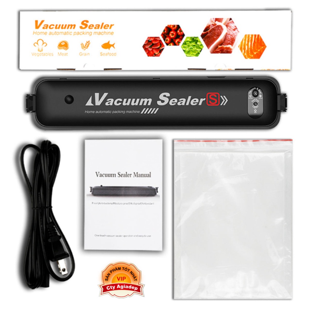 Máy hút chân không Vacuum Sealer công suất lớn kiêm máy ép hàn miệng túi niêm phong bảo quản thực phẩm tươi sống an toàn