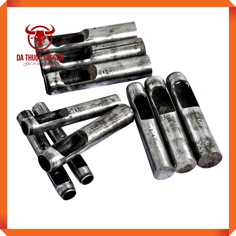 Đục lỗ tròn 22mm chuẩn xác - Có 38 Size (Từ 1mm đến 38mm) xem ngay trong sản phẩm - Dụng cụ làm da