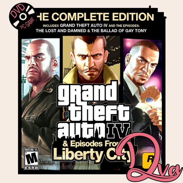 Mới Đĩa Cd Dvd Game Grand Theft Auto Iv Gta 4