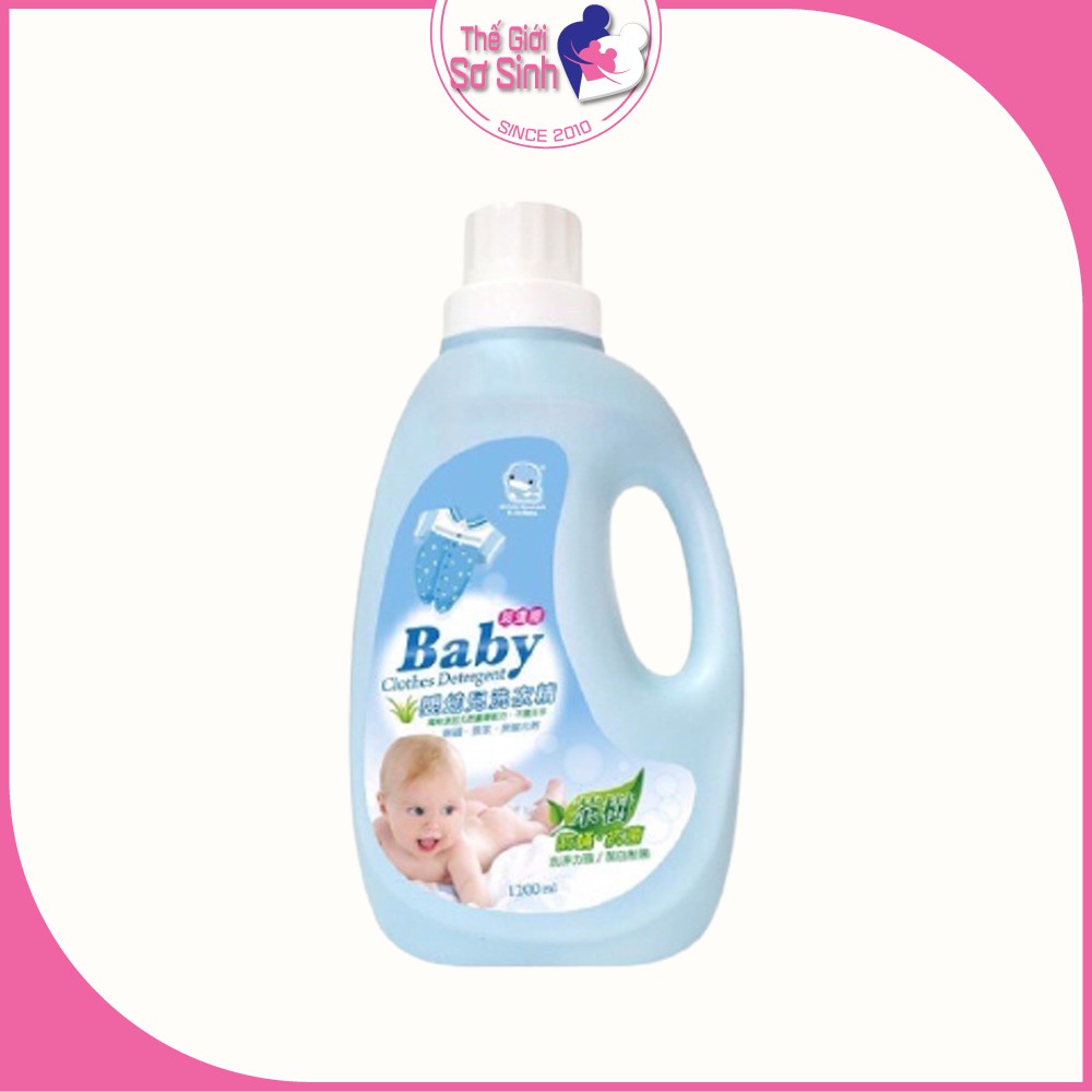 Nước Giặt Quần Áo Chai Ku1029 1200ml Tẩy Vết Bẩn Nhanh Chóng, Không Để Lại Cặn Xà Phòng - Thế Giới Sơ Sinh