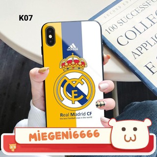Ốp [FREESHIP ĐƠN TỪ 50K] Ốp lưng KÍNH in hình LOGO CLB BÓNG ĐÁ iPhone 6/6S 6/6S Plus 7/ 8 7/ 8 Plus X/ XS/ XS Max