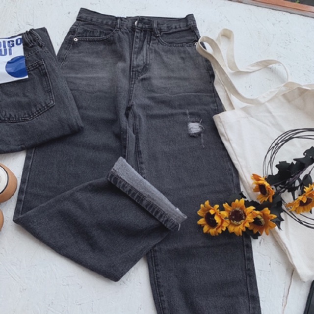 QUẦN JEAN XÁM KHÓI RÁCH CÁ TÍNH