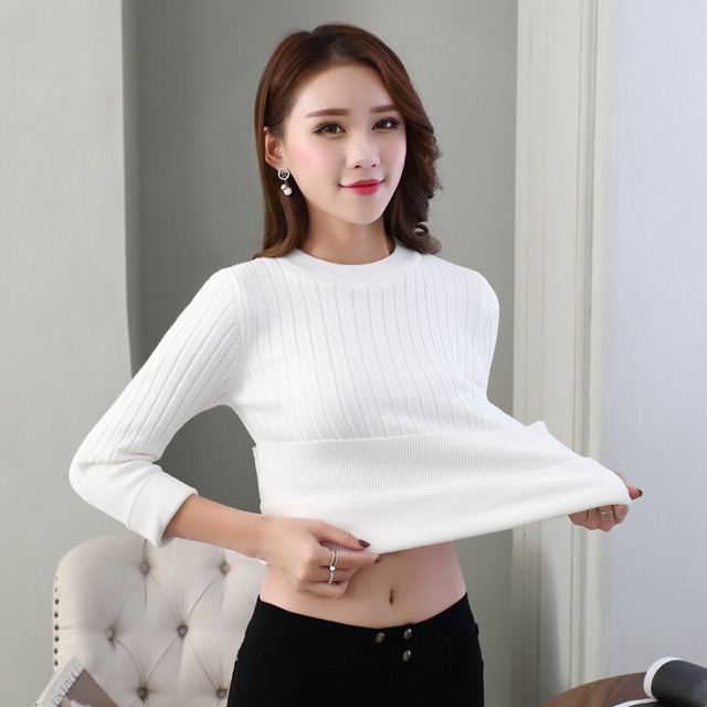 [ FREE SHIP ĐƠN 99K ]_Áo len giữ nhiệt lót nỉ