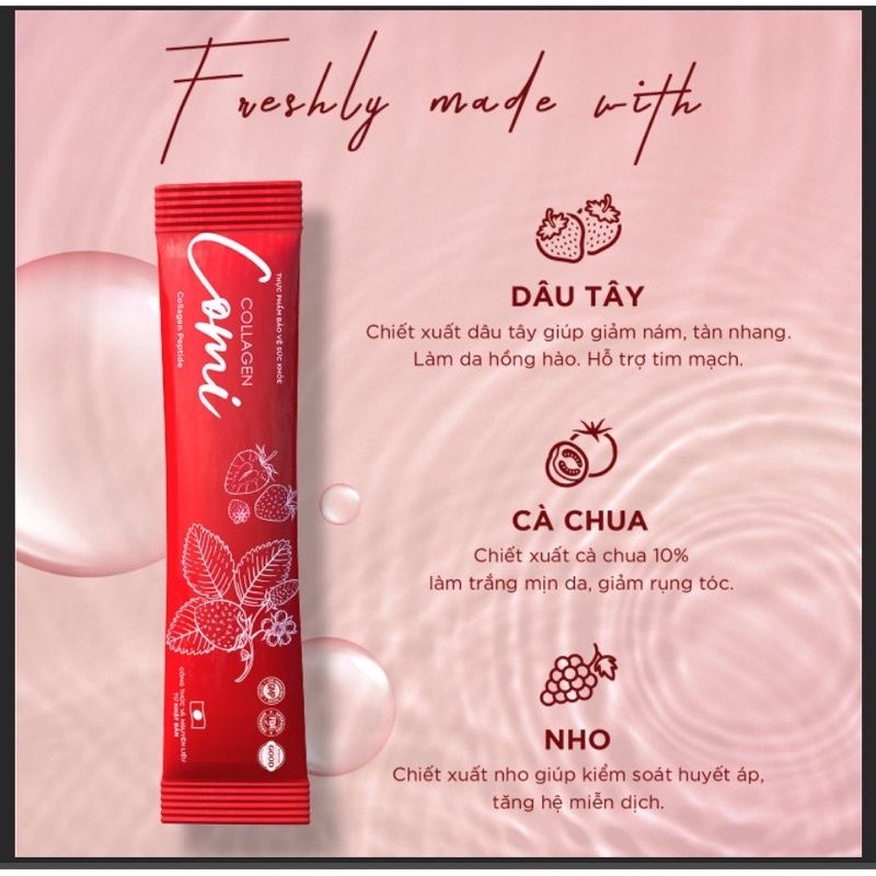 01 Hộp Collagen Comi Nhật Bản, hút nám, trắng da, chống lão hóa
