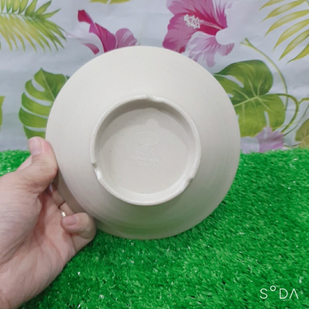 Tô nhựa melamine,TO X16N,17N,18N màu nhám Nâu, nhà hàng sang trọng - Cao Cấp