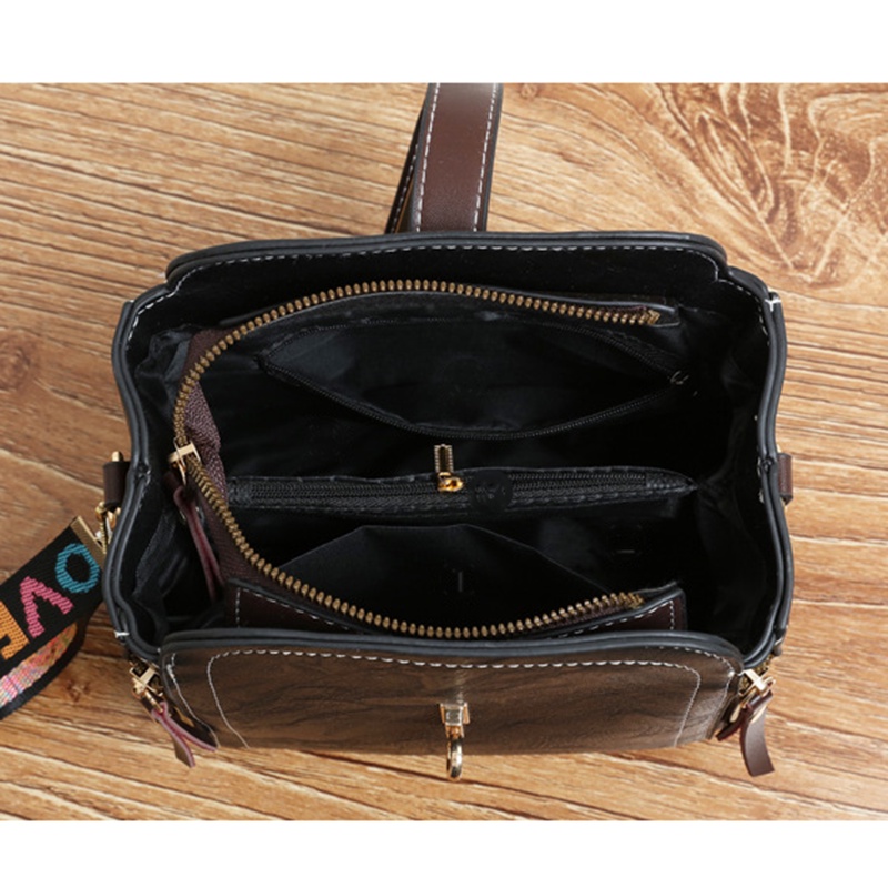 Túi Đeo Chéo Có Khóa Kéo Đơn Giản Thời Trang Hàn Quốc