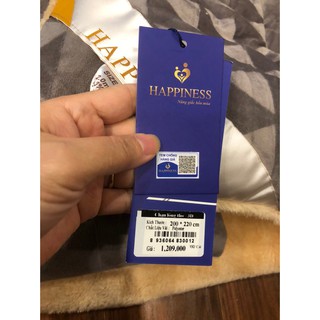 chăn lông cừu Happiness