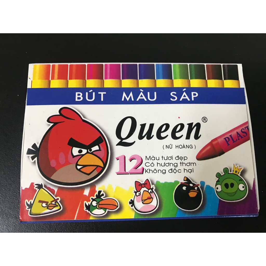 Bút sáp màu queen 12 màu và 18 màu giá rẻ