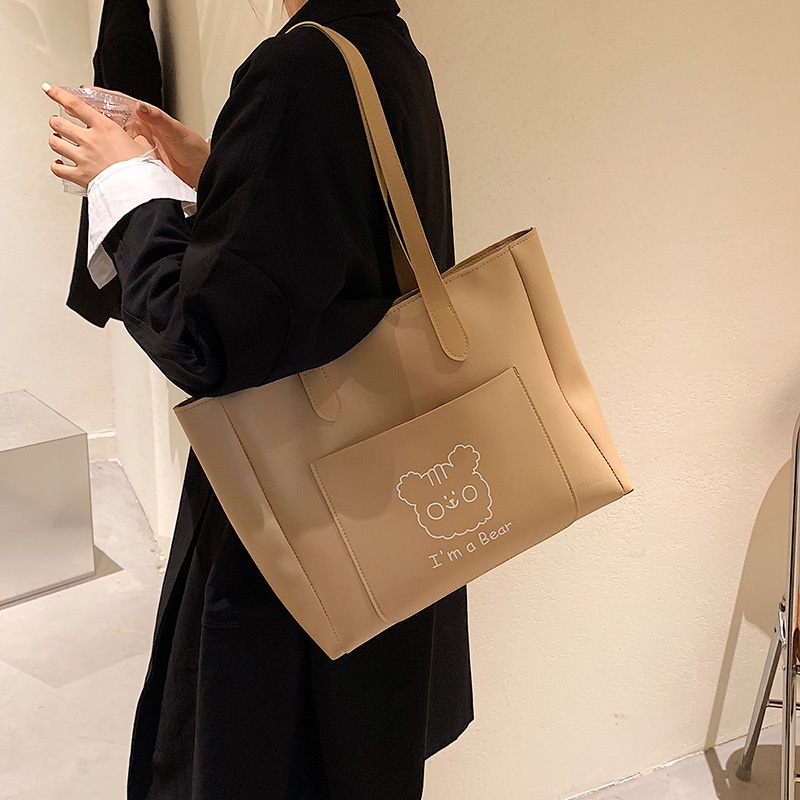 Túi Xách Cỡ Lớn Màu Sắc Độc Đáo Phong Cách Hàn Quốc Thời Trang Mùa Hè Cho Nữ