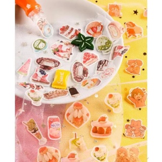 Túi 100 hình dán sticker pvc trang trí
