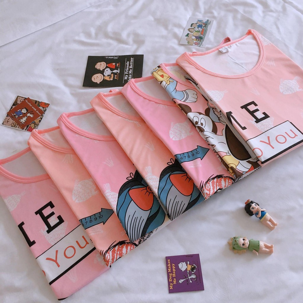 [ Mã WASTAPR giảm 10K đơn 50K] Đầm Ngủ Dáng Rộng Thoải Mái Dễ Thương Bigsize mặc ở nhà A09 | BigBuy360 - bigbuy360.vn