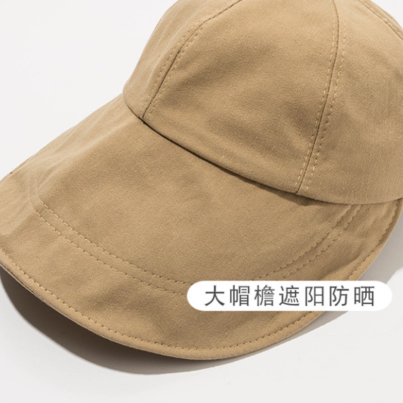 Mũ Tai Bèo Vải Cotton Mềm Mại Chống Nắng Phong Cách Hàn Quốc Cho Nữ