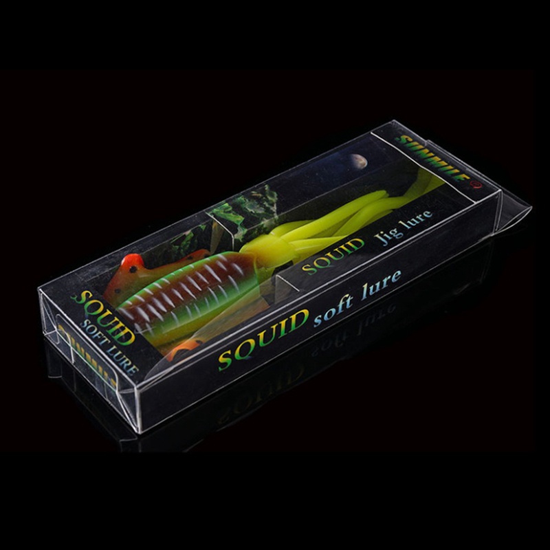 Mồi câu cá giả hình con mực mềm 20cm/48G