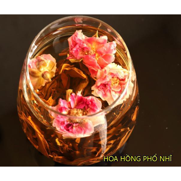 Trà phổ nhĩ hoa Điền Hồng 1 viên ( hồng, mẫu đơn, kim ngân, phụng tiên, nếp, mộc, bạch cúc, kim cúc, trần bì, bách hơp) | BigBuy360 - bigbuy360.vn