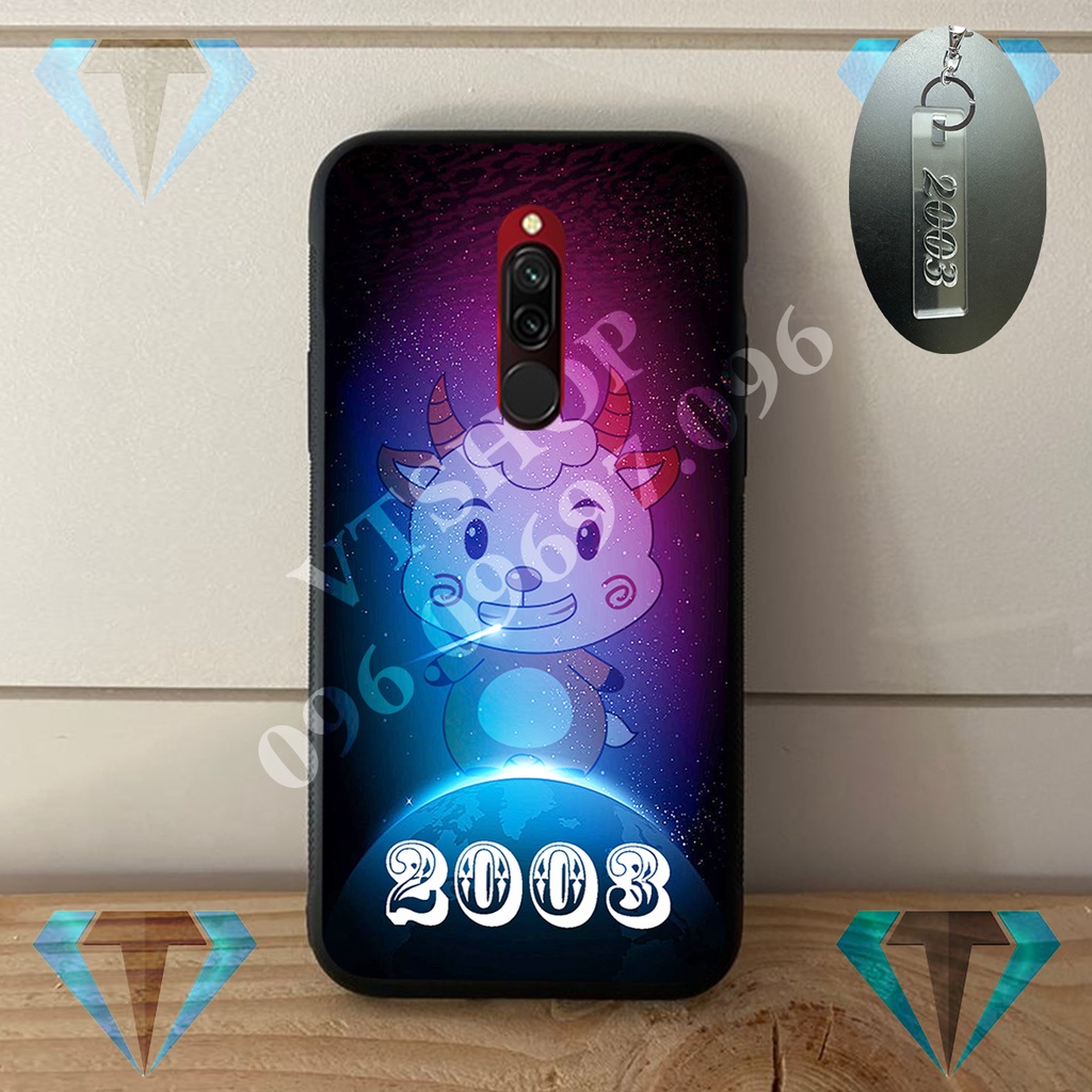Ốp lưng 12 Giáp + Năm Sinh Redmi 8