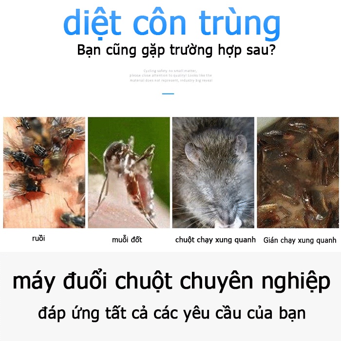 Máy Xua Đuổi Chuột Máy Xua Đuổi Chuột, Muỗi, Gián, Kiến Đuổi Côn Trùng Bằng Sóng Siêu Âm Pest Reject