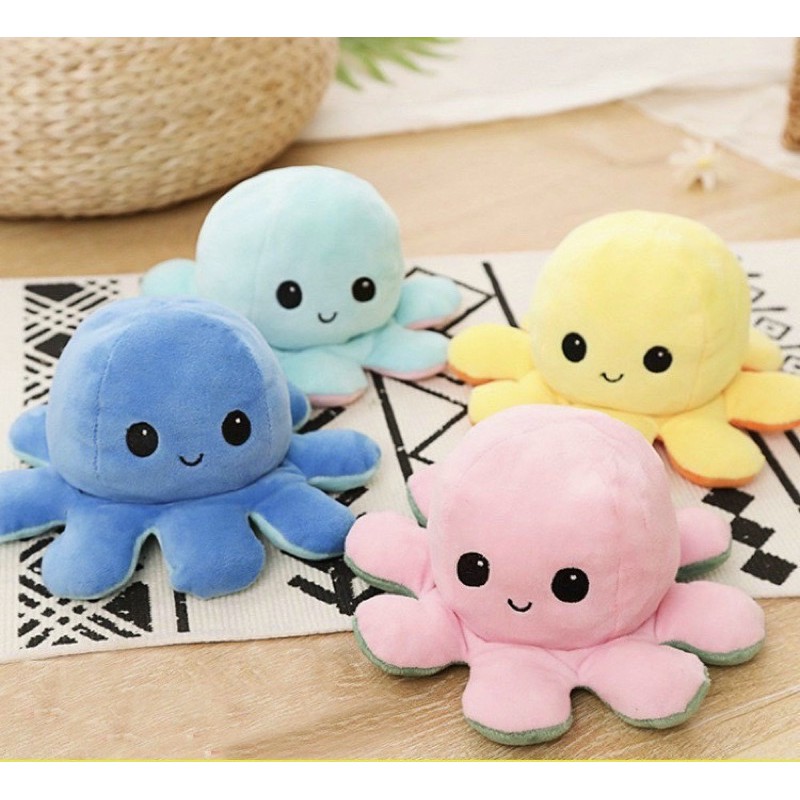 BẠCH TUỘC CẢM XÚC 2 MẶT Sz 20cm SIÊU CUTE