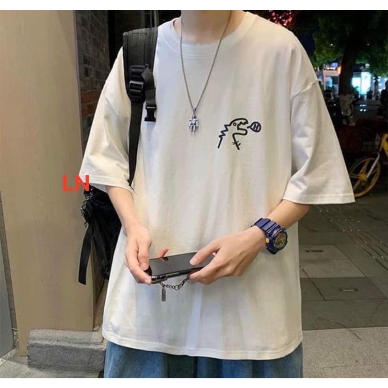 Áo phông khủng long nhỏ chữ H LN11