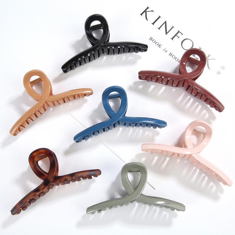 Kẹp Tóc Nhựa Hàm Cá Mập Cỡ Lớn Thời Trang Hàn Quốc Kiểu Dáng Thanh Lịch. - LADY