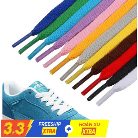 Dây Giày Thể Thao Sneaker Loại Trơn 1m2 (1 Cặp)