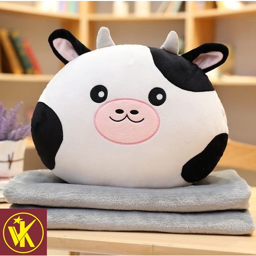 Bán Sỉ-lẻ chăn gấu bông 2 in 1
