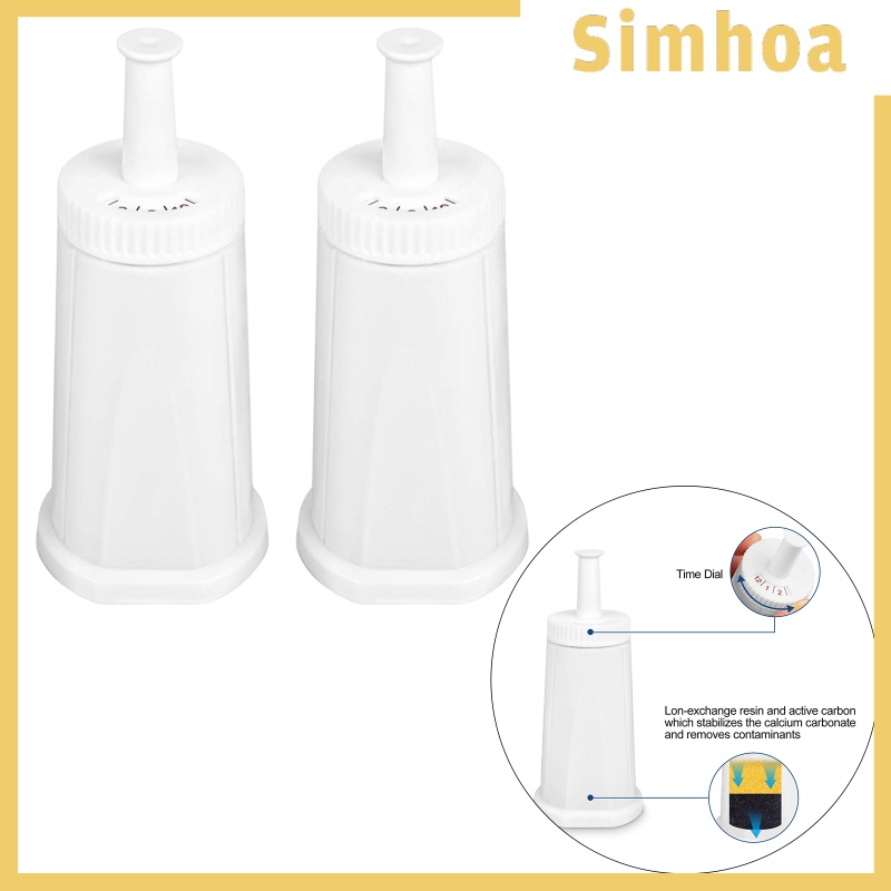 [SIMHOA] 2x Coffee Machine Water Filter Household Coffee Machine Accessory Replaces