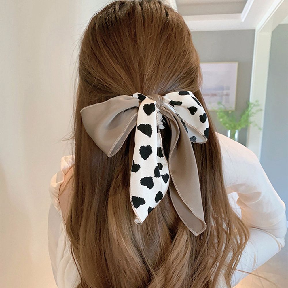 Dây Buộc Tóc Vải Ruy Băng Co Giãn Thắt Nơ Nhiều Màu Tùy Chỉnh Cho Nữ