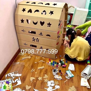 nhà carton giấy cho bé