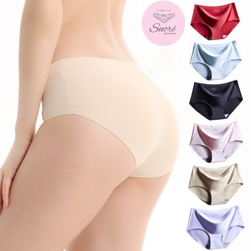 Quần Lót Nữ Su Đúc Thun Lạnh Kháng Khuẩn Không Đường May Thoáng Khí SD02