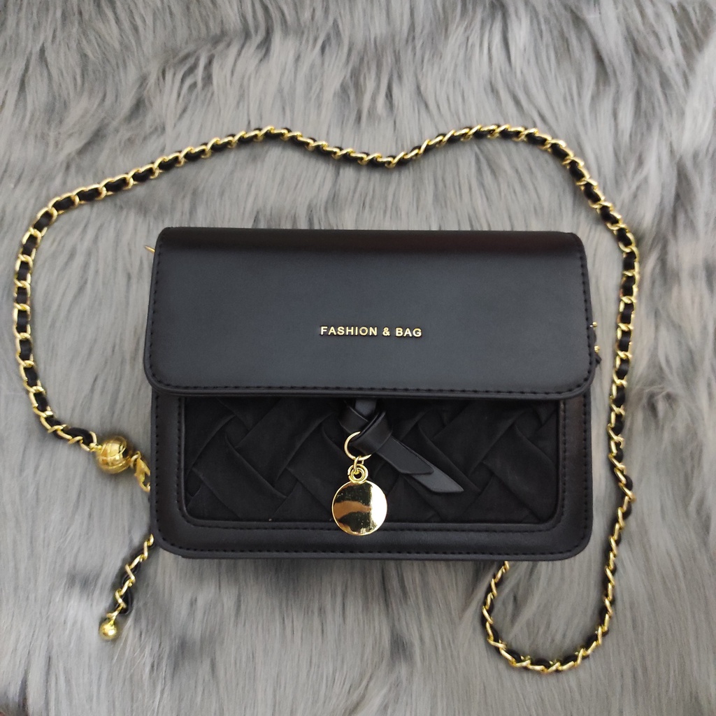 Túi đeo chéo vân đan - Hàng loại 1 - TB.Store DC470 20x14x8