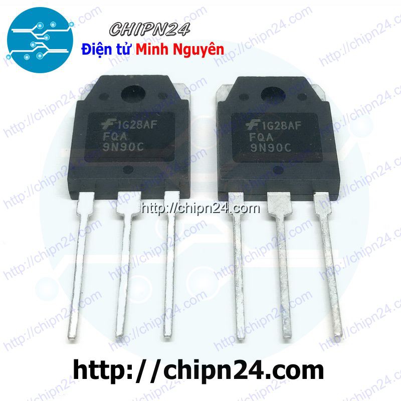 [1 CON] Mosfet 9N90 9A 900V TO-3P Kênh N (FQA9N90C FQA 9N90C FQA 9N90)