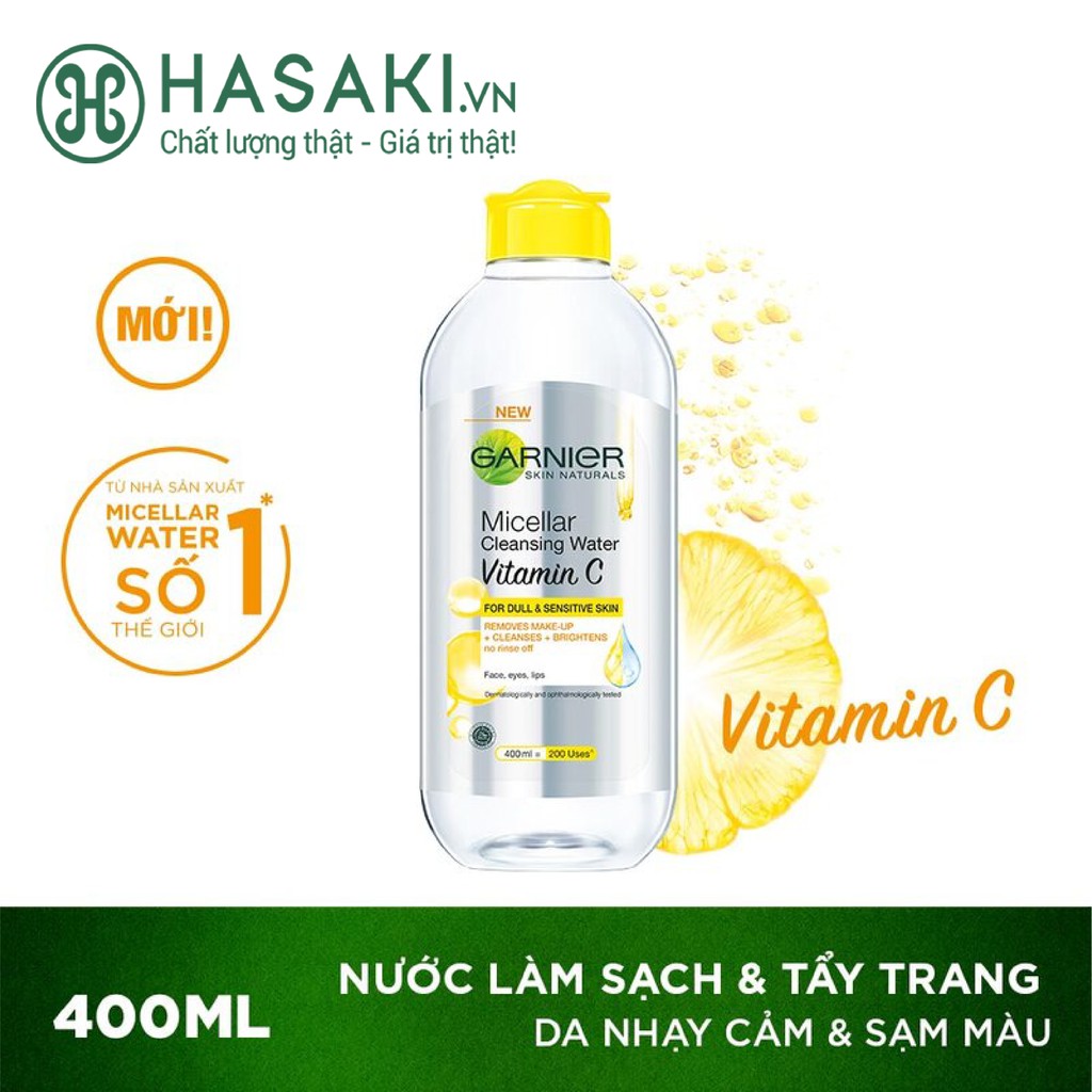 Nước Tẩy Trang Garnier Micellar Cleansing Water 400ml