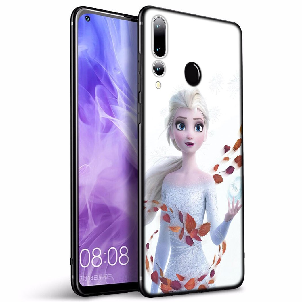 Ốp điện thoại silicone dẻo họa tiết Công chúa băng giá Disney Elsa cho Huawei Y6 Y7 Y9 Prime Y6P Y7A IQI36