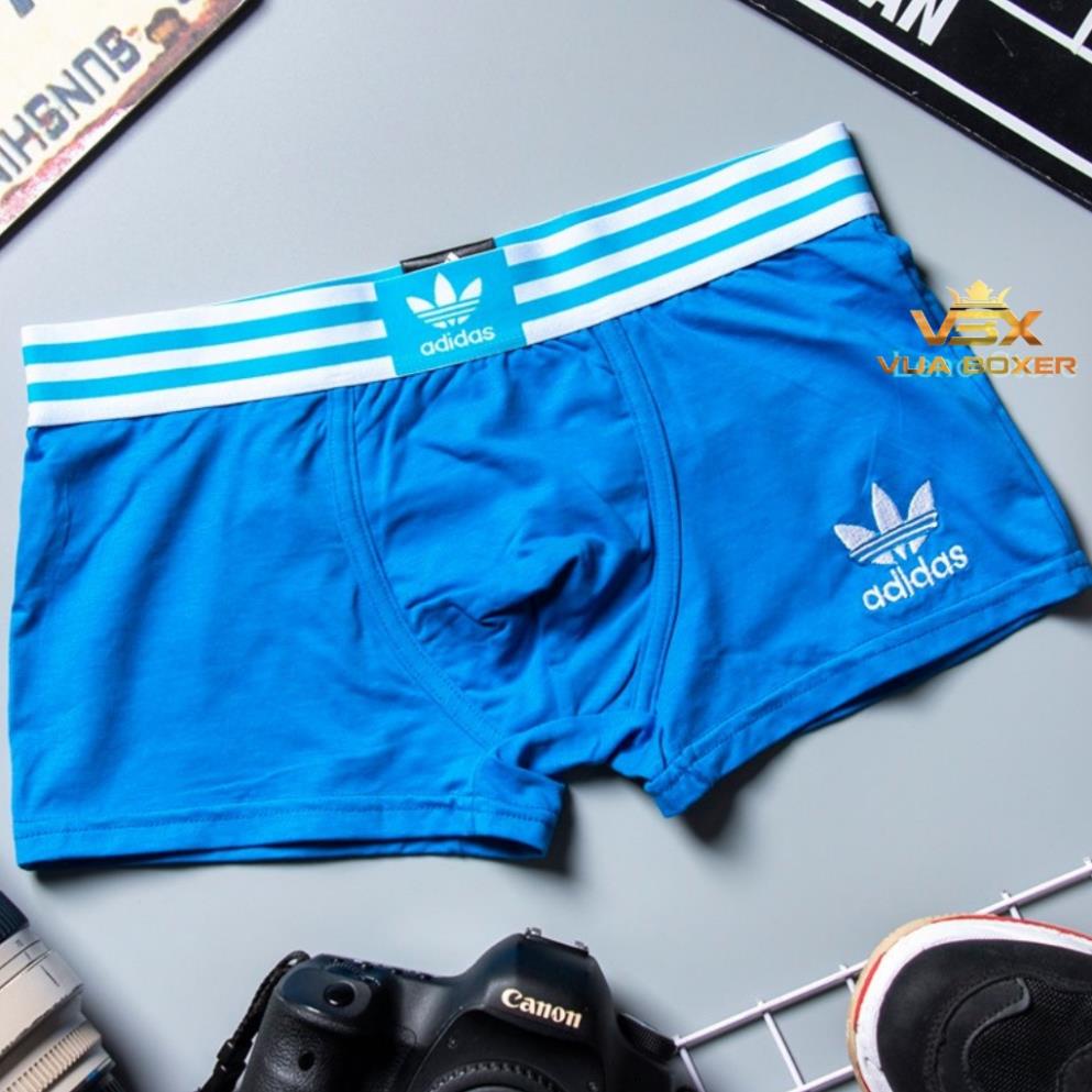 Sét 4 Quần Sịp đùi boxer nam vải cotton kháng khuẩn khử mùi, co giãn cao cấp DAS-CT01 - VUA BOXER