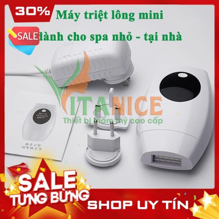 máy triệt lông A110 IPL mini vĩnh viễn có màn hình hiển thị công suất cao bảo hành 12 tháng chính hãng