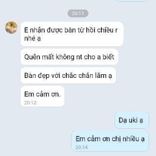 Bàn trà Nhật màu trắng (Giao hàng hỏa tốc)