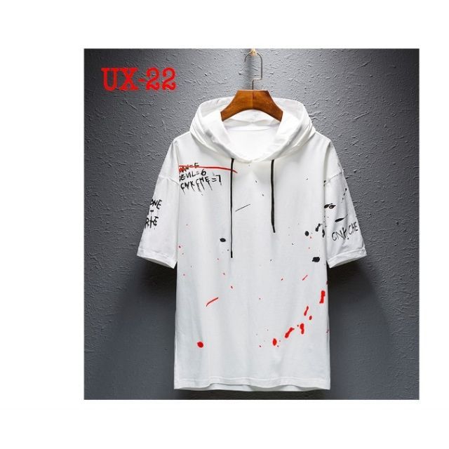 Áo thun nam nữ unisex có nón